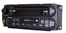 2002-2006 Jeep Chrysler Dodge AMFM CD Cassette Radio w Aux Input P05064042AB RAZ picture