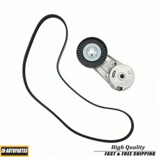 2pk Serpentine Belt Drive Component Kit for 04-12 Chevy Malibu Pontiac Saturn picture