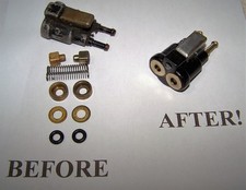 REBUILT JOHNSON OMC 375587 376341 DUAL FUEL GAS LINE PRESSURE CONNECTOR FITTING picture