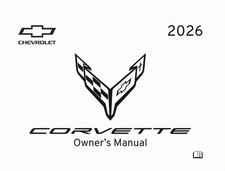 2026 Chevrolet Corvette Owners Manual User Guide picture