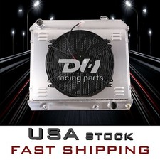 CU284 3Row Radiator Shroud Fan For 1963-1966 Chevy GMC C/K 10 20 30 Truck pickup picture