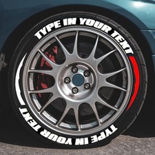 Custom Tire Lettering Sticker 1.06