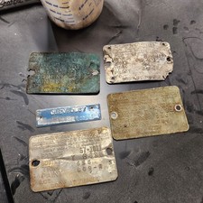 Tri Five Chevy Body Tags For Display Purposes 55 56 57 Chevy Bel Air 210 150 picture