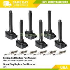 6x Ignition Coils + 6x Iridium Spark Plugs For 17-18 Chrysler Pacifica 3.6L US picture