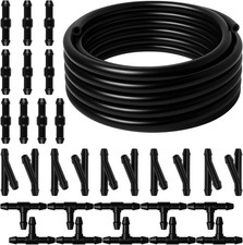 Windshield Washer Hose Kit 4M 13FT Universal Fluid Tubing 30 Connectors Car SUV picture