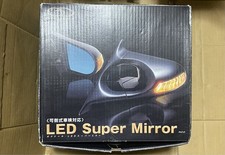 Junk JDM TOYOTA Ganador Super Mirror JZA80 Supra 2JZ Aero Door Side LED Carbon picture