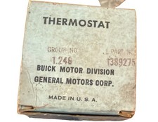 Genuine GM OEM NOS Engine Coolant Thermostat 1389275 NEW IN BOX picture