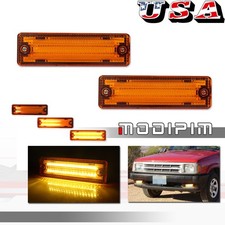 Amber Sequential LED Signal Lights for 1986-1993 Mazda B2000 B2200 B2600 Truck picture