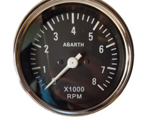 Abarth Tachometer  0-8000 RPM Electronics Electric 85MM BC picture