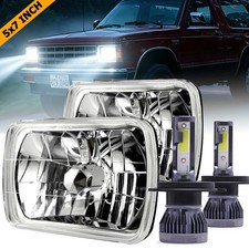 For Chevy Toyota Nissan GMC Ford Trucks 7x6 5x7 inch LED Headlights H4 Bulb Kit picture