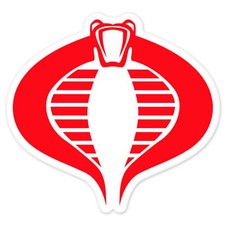 G.I. JOE Cobra Commander Vynil Car Sticker Decal - Select Size picture