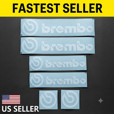 4x Caliper Decal High Temp for BREMBO 6 & 4 Piston Kit - Choose Color - FAST picture
