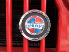 Jeep Commando, Jeep CJ, Jeep Gladiator, Jeep J Series , Wagoneer Grill Badge picture