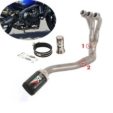 Full System for Yamaha MT-09 XSR900 Tracer 9 2024 2025 Exhaust Muffler Pipe Tips picture