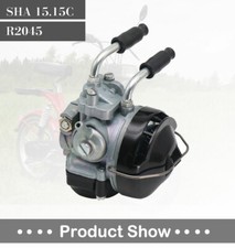 DELLORTO Carburetor SHA 15.15C R2045 19mm Cable Choke Carb w/ Air Filter picture