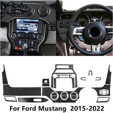 For Ford Mustang GT 5.0L Carbon Fiber Car Interior Set Kit Decoration Trim 30PCS picture