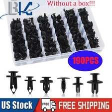 190PCS Car Push Pin Clips Kit, 6 Size Automotive Clips for Door Trim Bumper USA picture