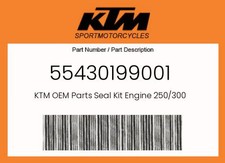 KTM Genuine Seal Kit Engine 250/300 - 55430199001 picture