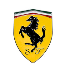 FERRARI SHIELD, BADGE EMBLEM 3D Metal w/adhesive Cavallino prancing horse 3inch picture