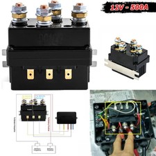 12V 500A Winch Solenoid Relay Controller Contactor 12000 LBS for Warn Badlands picture