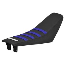 RAZOR MX350 Dirt Rocket gripper seat cover    all BLACK w/ BLUE ribs #630 picture
