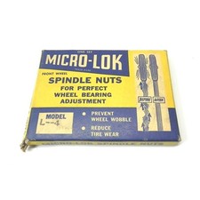 VINTAGE MICRO-LOK FRONT WHEEL SPINDLE NUTS WHEEL BEARING ADJUSTMENT BUICK #L-4 picture