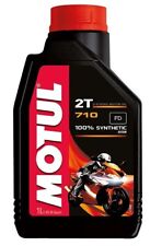 Motul 710 Motorcycle 2T Two Stroke Lubricant Premix Injector LITER NEW picture