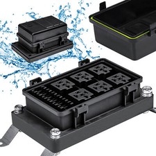 Universal 12V Waterproof Automotive Car 6 Way Fuse Relay Box Module Sealed picture
