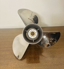 13 3/4x17 Stainless Steel Outboard Propeller For Yamaha Motor 60-115HP 15Tooth picture