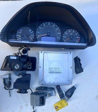 00-03 Mercedes W208 CLK430 Cluster Complete Lock Key Set picture
