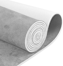Gray Suede Headliner Fabric Foam Back Auto DIY Roof Repair Upholstery - 54