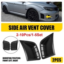 2-10X Front Bumper Side Air Vent Covers For 2008-14 Subaru Impreza WRX STI Black picture