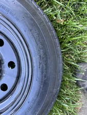 Two Trailer Tires 4.80-12 W/rims New-take Offs - 5 On 4.5 picture