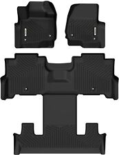 OEDRO Floor Mats Liner 3 Rows Set for 2018-2024 Expedition 2nd Row Bucket Seats picture