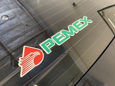 Pemex Mexico Gas Station Window Vinyl Decal Sticker picture