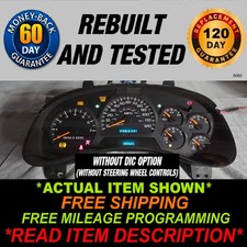2002-2004 Chevy Trailblazer Gauge Cluster picture