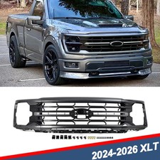 Carbonized Gray Front Bumper Grille For 2024 2025 2026 Ford F-150 F150 XL XLT US picture