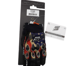Five5 Stunt Replica USA Motorcycle Gloves Mens Large L  10 Street Bike Motocross picture