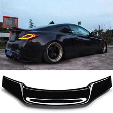 Rear Trunk Spoiler Gloss Black Fits For Hyundai Genesis Coupe 2009-2016 Duckbill picture