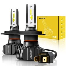 AUXITO 40W H4 9003 HB2 CSP LED Headlight Bulbs Kit Hi/Low Beam 10000LM 6500K 2PC picture