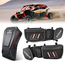 Console Seat Shoulder Bag+Front Door Bags for Can Am Maverick X3 Turbo 2017-24 picture