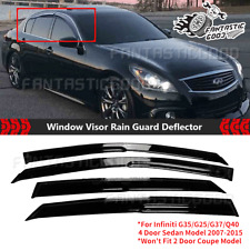 For Infiniti G25/35/37 2007-15 Sedan JDM-Mugen Window Visor Rain Guard Deflector picture