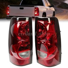 LH+RH Rear Tail Lights  Brake Lamps For 2003-2006 Chevy Silverado 1500 2500 3500 picture