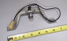 NOS 1958 Chevy Impala Belair Biscayne license plate lamp assembly GM GUIDE 58 picture