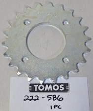 1 NEW Genuine Tomos A35 A55 Moped Scooter Rear Sprocket 22 Tooth OEM 222-586 picture