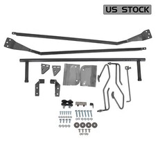 For 1953-1956 Ford F100 F-100 Hood flip Tilt Combo Kit Stainless Steel Rubber picture