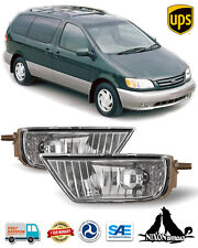 Fog Lights For 1998-2003 Toyota Sienna Driving Bumper Lamps w/Wiring Switch Kits picture