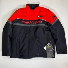 KLIM Men's Kaos Snowmobile Jacket Insulated Gore-Tex 2XL Fiery Red - Black picture