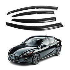 Fits 2010-2013 Mazda 3 Sedan Side Window Visor Sun Rain Deflector Guard Thicken picture