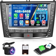 EKAT Android 15 Car Stereo for Lexus IS250 IS300 IS350 2006-2012 4GB+64GB 8-core picture